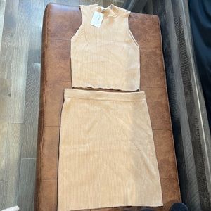 Reap the sew boutique nude two piece set